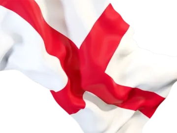 a white and red flag