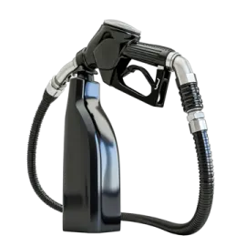 a gas pump on a white background