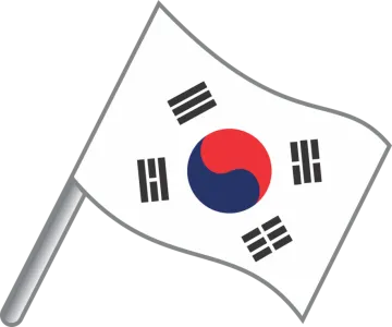 the flag of south korea