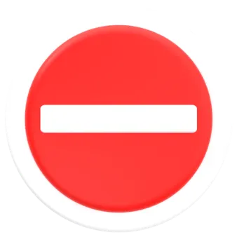 a red stop sign on a white background
