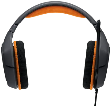 a pair of headphones on a white background
