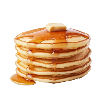 a stack of pancakes