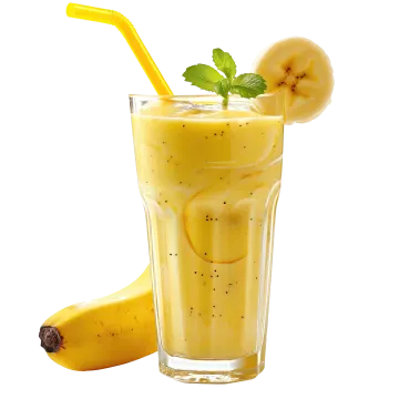 the banana is yellow