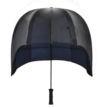 a close up of an umbrella on a white background