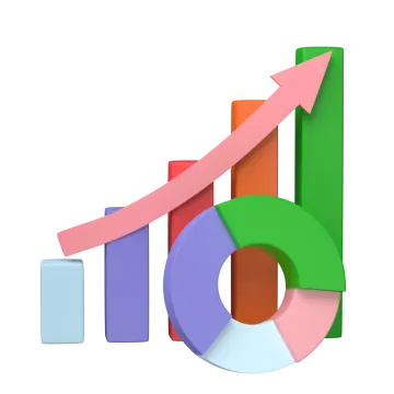 an image of a graph with arrows pointing up