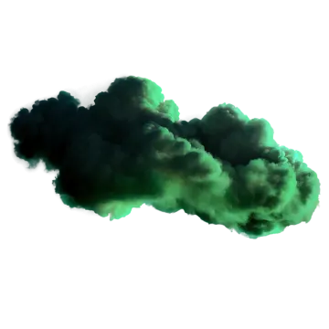 a black cloud of smoke
