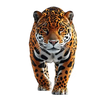a jaguar walking towards the camera