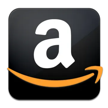 an amazon logo on a white background