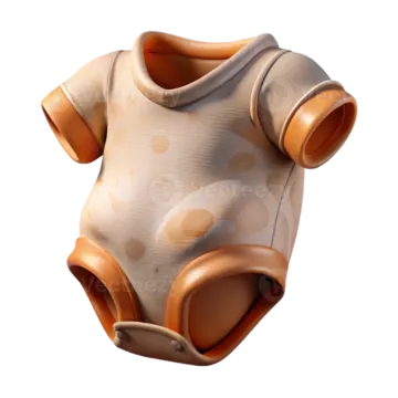 a baby bodysuit on a white background