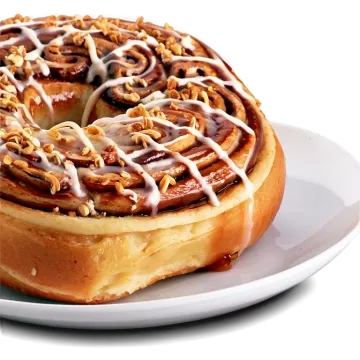a white plate with a pastry on it