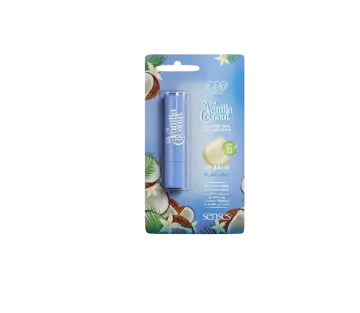 a bottle of coconut oil next to a package