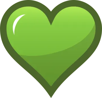 a green heart