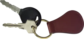 a close up of a pair of keys