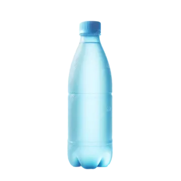 a bottle of water on a white background