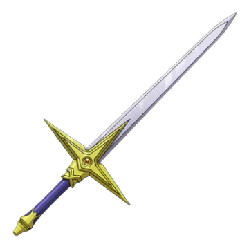 a sword on a white background