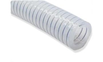 an image of a white and blue spiral tube