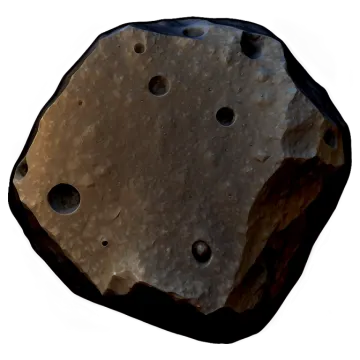 a rock with holes and holes on it