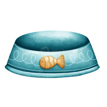 a dog bowl with a bow on it