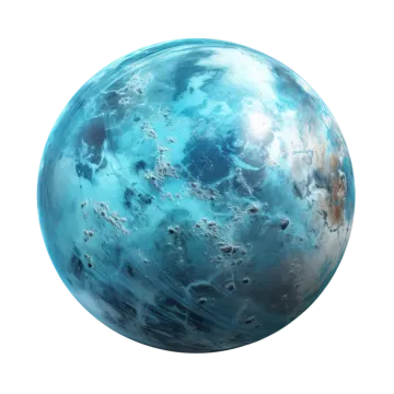 an image of the planet with a white background