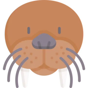 an otter with its mouth open