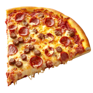 a slice of pizza