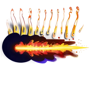 a fire with flames coming out of it