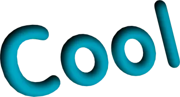 the cool logo with a white background
