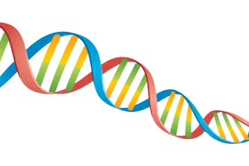illustration of a dna strip