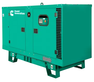 a green generator on a white background