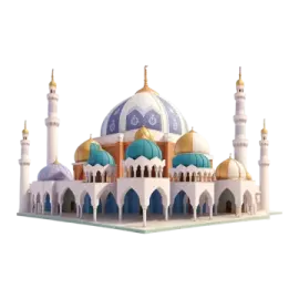 a paper model of a mosque