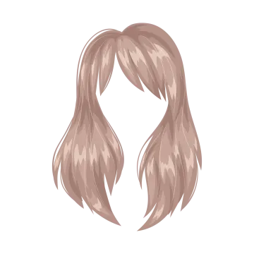 a woman's long brown hair