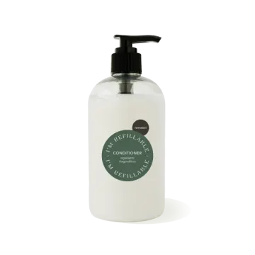 a bottle of hand soap on a white background
