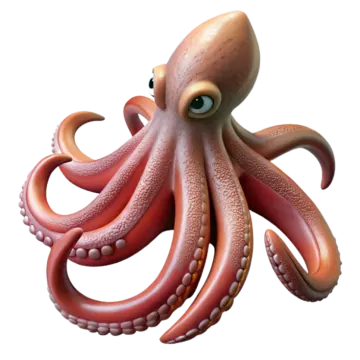 an octopus is shown in this image