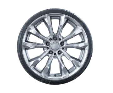 a wheel on a white background