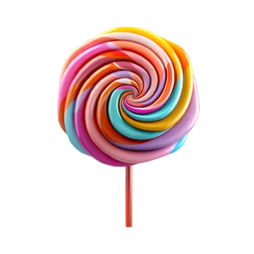 a colorful lobok on a white background