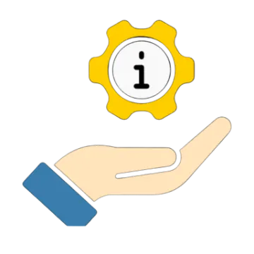 the icon of a hand holding a clock