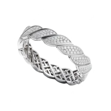 a white gold and diamond eternity ring