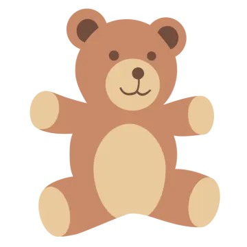 a brown teddy bear sitting on the floor
