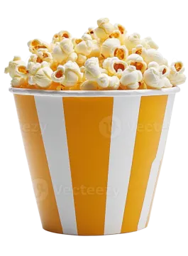 a popcorn bucket filled with popcorn