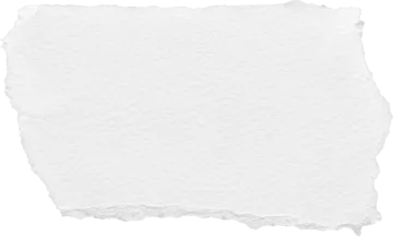 a piece of white paper on a white background
