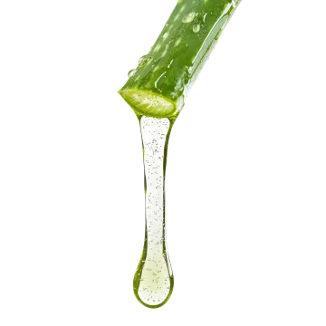 a drop of green liquid