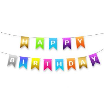 happy birthday bunting banner