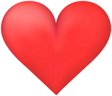 a red heart