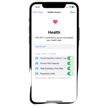 the health app on an iphone