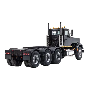 a semi truck on a white background