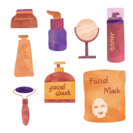 a bunch of different items that are on display