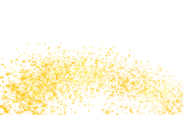 gold glitter on a white background
