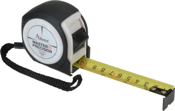 a measuring tape with the word master on it