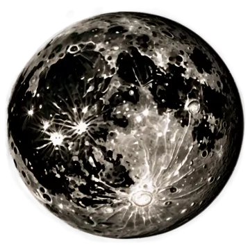 a black and white image of the moon