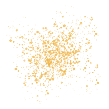 a white background with lots of gold dots